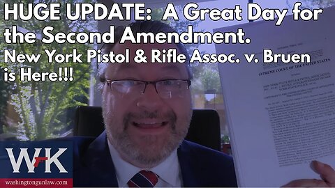 HUGE UPDATE: A Great Day for the Second Amendment.