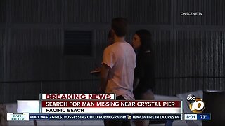 Search for man missing near Pacific Beach pier