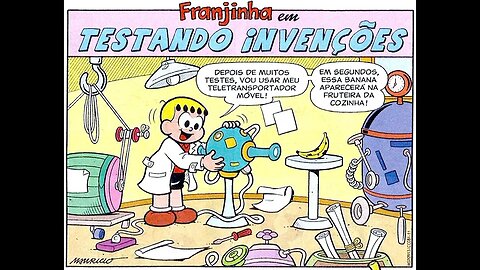 Franjinha em-Testando invenções | Gibis do Rapha 2