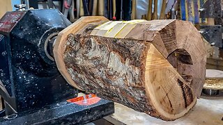 Woodturning - The Impossible Log