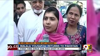 Malala Yousafzai returns to Pakistan