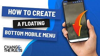 How To Create A Floating Bottom Mobile Menu