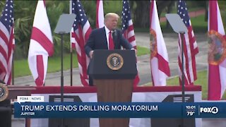 Trump extends drilling moratorium