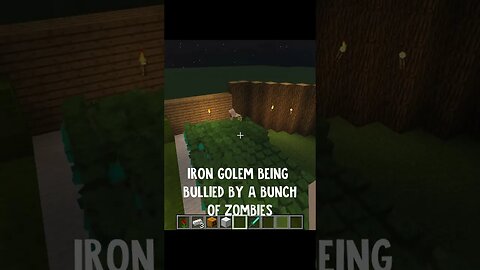 1000 zombies VS 1 iron golem