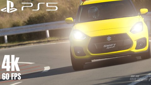 (PS5) Suyuki Swift Sport 2017 Gran Turismo 7 4K 60 FPS Ray Tracing