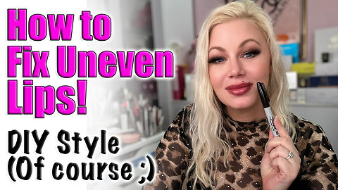 How To Fix Uneven Lips, DIY Style! Wannabe Beauty Guru | Code Jessica10 Saves you Money