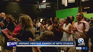 Hispanic Heritage Awards held at WPTV studios