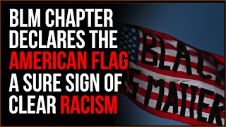 BLM Declares That The American FLAG Is Fundamentally Racist, The Culture War Is REAL