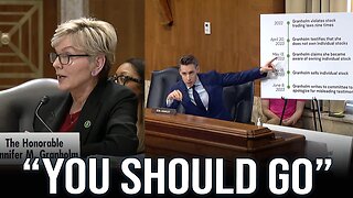 Sen. Hawley GRILLS an AGITATED Jennifer Granholm over failing to disclose owning conflicting stocks