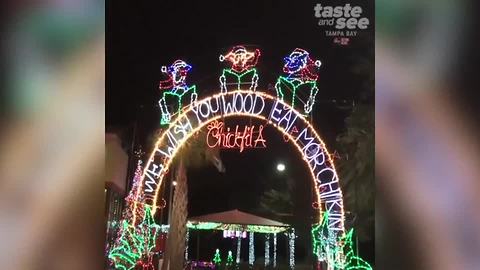 Tampa Chick-fil-A lights up for Christmas | Taste and See Tampa Bay