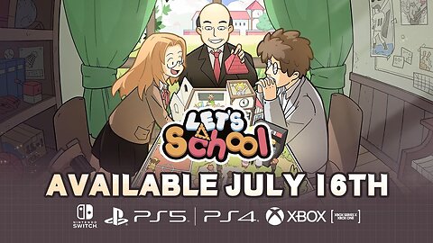 Lets School | Console Release Date Trailer