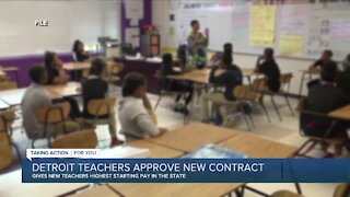 Detroit teachers approve new contract