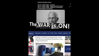 The war is on against Paypal, big tech, corporations that support WEF terrorism