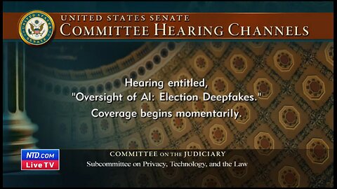 Senate Judiciary Subcommittee Hearing on 'Oversight of AI Election Deepfakes'