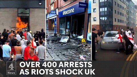 UK riots: 400 arrested amid far-right violence and clashes with police | NE