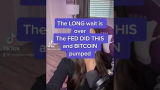 The FED did his and BITCOIN pumped! (Why this is bad)