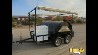 2014 - 5' x 10' Wood-Fired Brick Oven Pizza Trailer | Pizzeria on Wheels for Sale in Texas