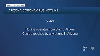 Gov. Ducey announces statewide coronavirus hotline