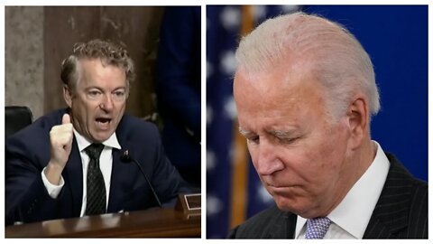 JUST IN: Rand Paul Scorches Biden in UNBELIEVABLE Speech on the Senate Floor!