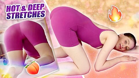 🔥HOT🔥 Deep Yoga Stretches 🥵