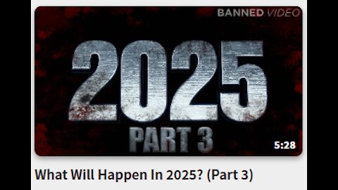 What Will Happen In 2025? (Part 3)