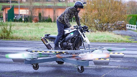 DIY Flying bike - Motorcycle to Hoverbike