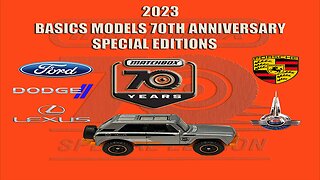 MATCHBOX 70TH YEAR ANNIVERSARY BASIC MODELS