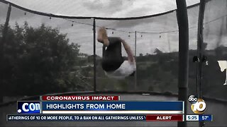 Highlights from home: Sports workouts