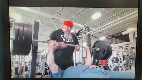 405lbs Raw bench, 62 years old