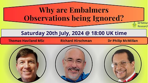 Why are Embalmers Observations being Ignored?