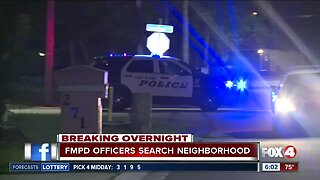 Police searching for suspect in neighborhood near downtown