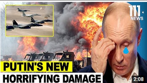 Putin severe shock! Ukrainian artillery destroys Russian personnel, equipment, ammunition depots