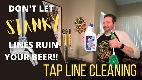How to CLEAN your Kegorator Tap Lines