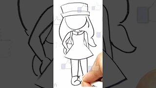 How to draw and paint Serena from Pokemon #shorts