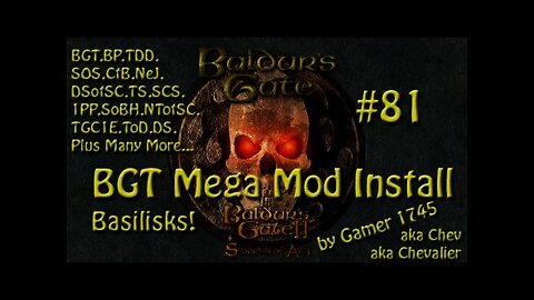 Let's Play Baldur's Gate Trilogy Mega Mod Part 81 - Basilisks!
