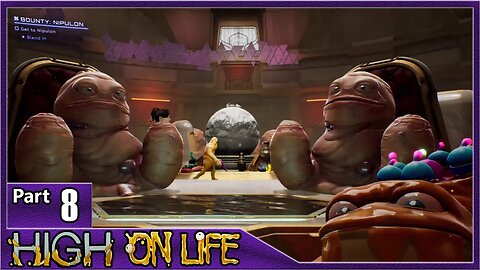 High On Life, Part 8 / Bounty Nipulon, Lounge, Boss, Trolley Tracks, Movie Theater