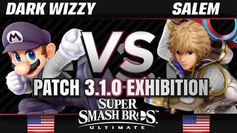 Smash Ultimate Patch 3.1.0 Battle! Dark Wizzy (Mario) vs Salem (Shulk)