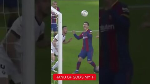 MESSI'S TRYING HIS HAND OF GOD TECNIQUE #shorts #messi