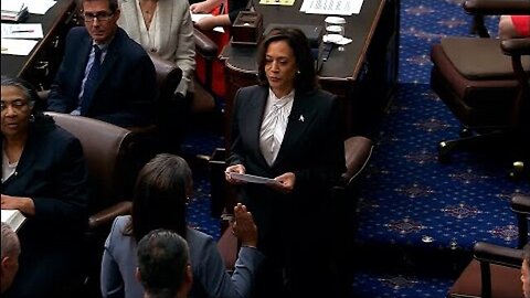 VICE PRESIDENT HARRIS SWEARS IN LAPHONZA BUTLER TO THE U.S. SENATE