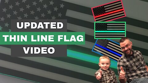 Updated RGB Thin Line Flag video