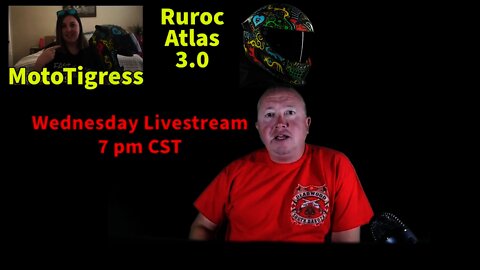 Ruroc reviewer MotoTigress tonight on the livestream!