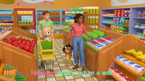 Humpty Dumpty Grocery Store | CoComelon Nursery Rhymes & Kids Songs