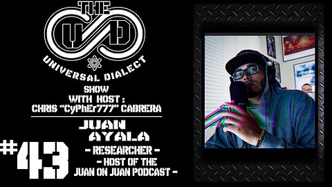 The Universal Dialect Show 43 Juan Ayala : Researcher of the Occult, Conspiritorial and Homunculus