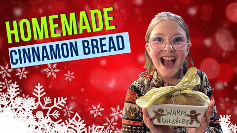 Easy Delicious Cinnamon Bread | 12 Days of Homemade Christmas Day 4