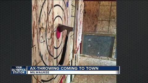 Ax throwing sport coming to Bay View's 'Bounce'