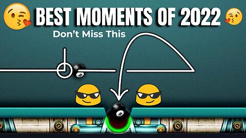 8 Ball Pool Rewind 2022 - Best WTF / INSANE / FUNNY & Epic Moments - Level 999 Shots - GamingWithK