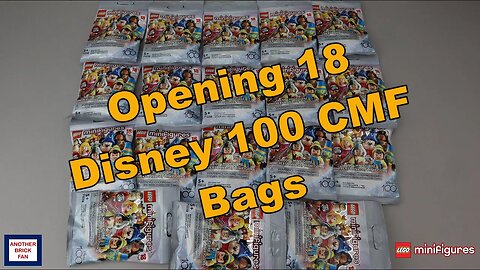 Opening LEGO CMF Disney 100th Anniversary set 71038