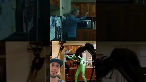 Cena de terror com uso do chroma key #filmes #terror #nerd #geek