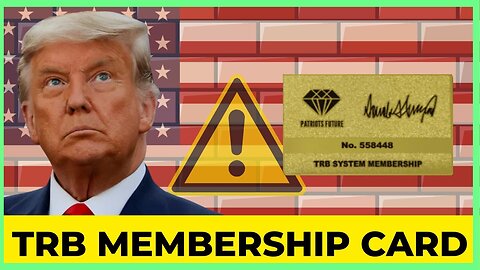 TRB MEMBERSHIP CARD - BE CAREFUL - HOW CAN YOU REGISTER YOUR TRUMP PRODUCTS - TRB CARDS - Trump Card