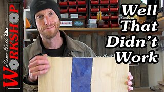 Sometimes things don't go right | Wood and Epoxy Guitar Body